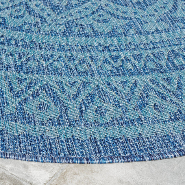 Safavieh Courtyard Cy8734 - 39421 Navy/Aqua Rugs - Safavieh - cy8734 - 39421 - 7r
