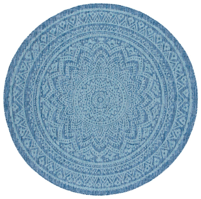 Safavieh Courtyard Cy8734 - 39421 Navy/Aqua Rugs - Safavieh - cy8734 - 39421 - 7r