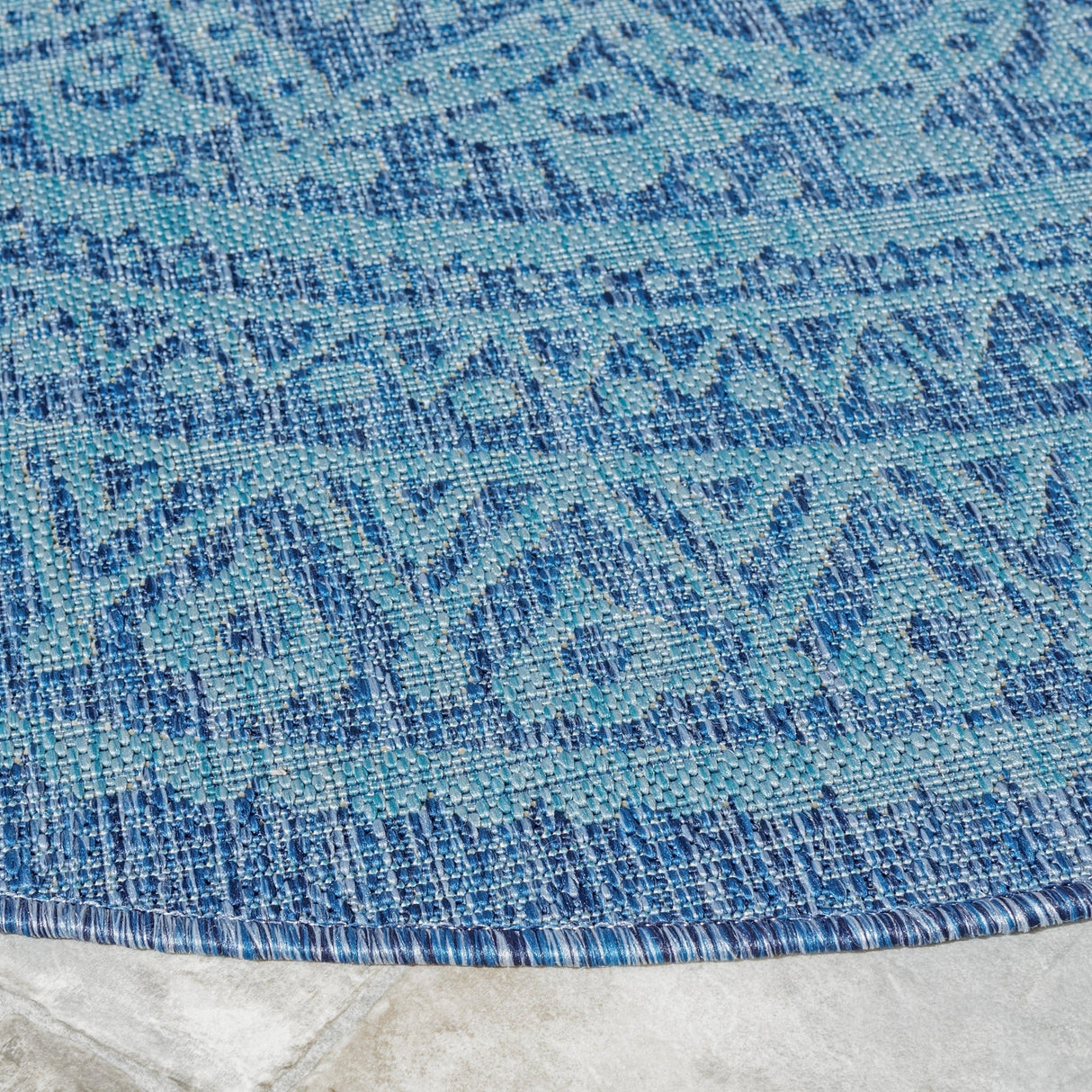 Safavieh Courtyard Cy8734 - 39421 Navy/Aqua Rugs - Safavieh - cy8734 - 39421 - 7r