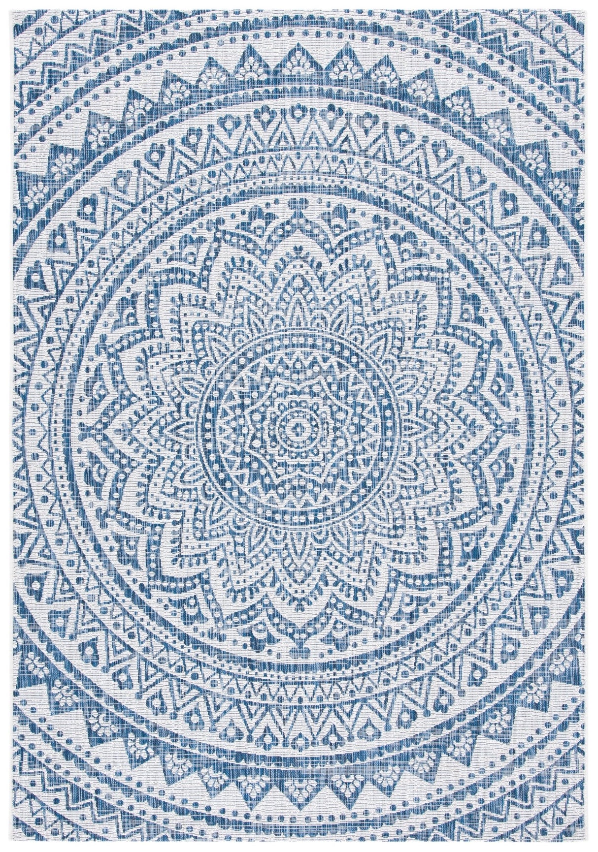 Safavieh Courtyard Cy8734 - 53412 Ivory/Navy Rugs - Safavieh - cy8734 - 53412 - 2