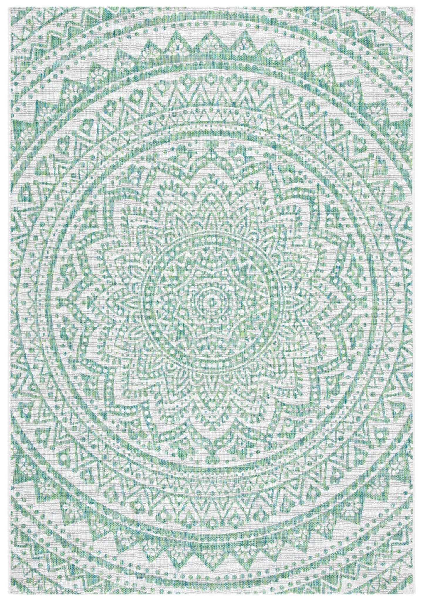 Safavieh Courtyard Cy8734 - 55712 Ivory/Green Rugs - Safavieh - cy8734 - 55712 - 2