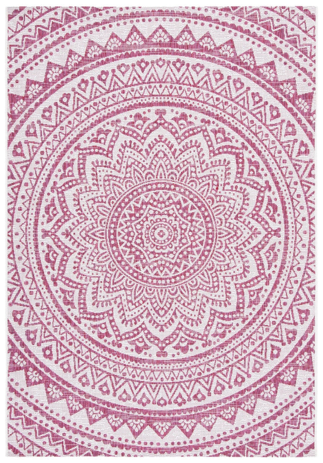Safavieh Courtyard Cy8734 - 55912 Ivory/Fuchsia Rugs - Safavieh - cy8734 - 55912 - 2