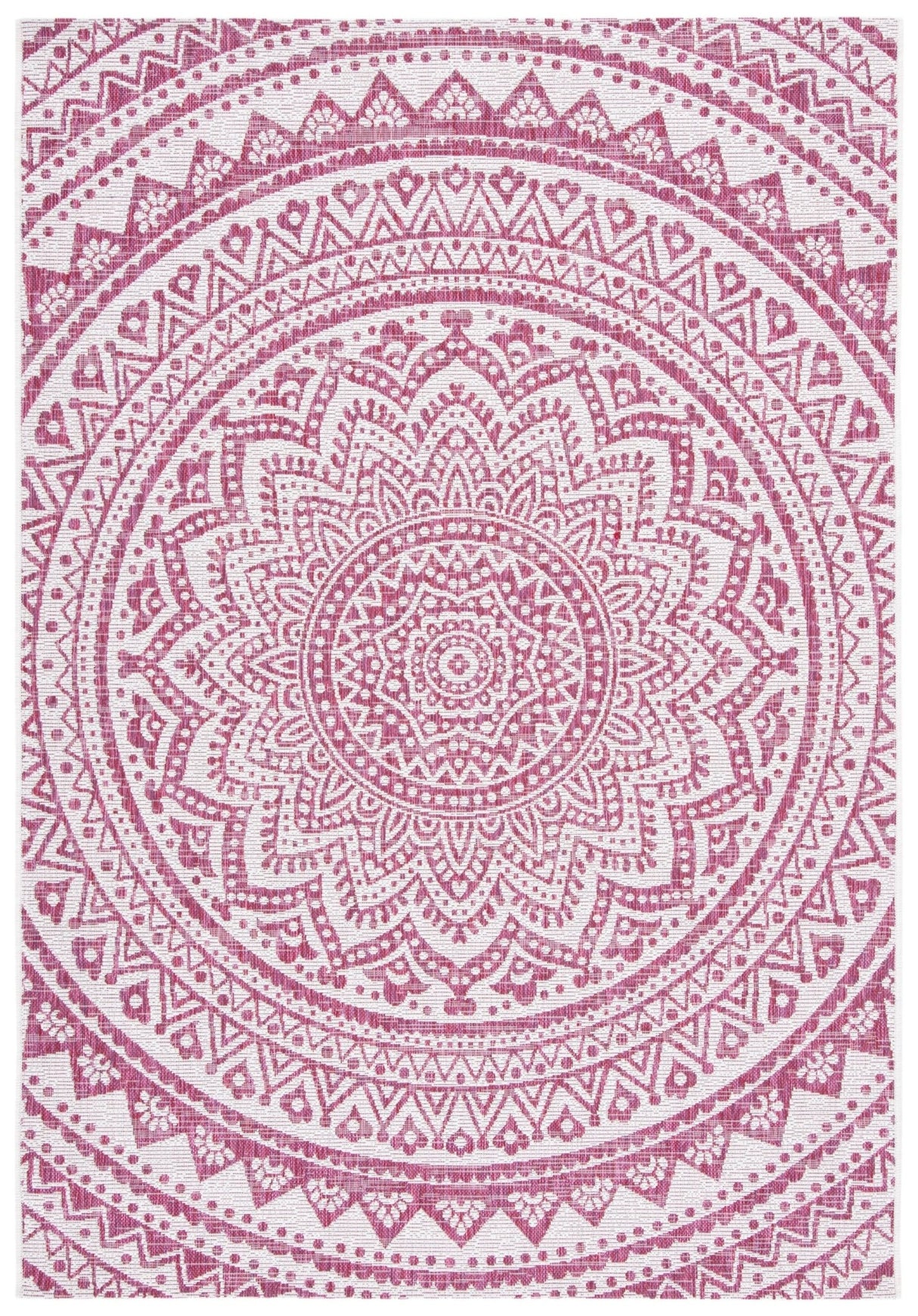 Safavieh Courtyard Cy8734 - 55912 Ivory/Fuchsia Rugs - Safavieh - cy8734 - 55912 - 2