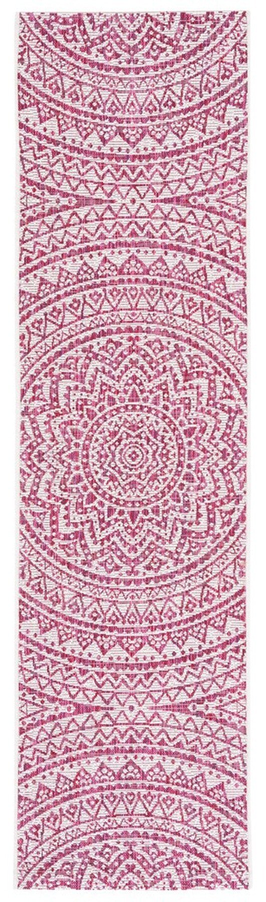 Safavieh Courtyard Cy8734 - 55912 Ivory/Fuchsia Rugs - Safavieh - cy8734 - 55912 - 28