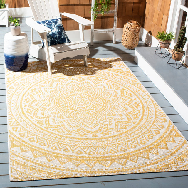 Safavieh Courtyard Cy8734 - 56012 Ivory/Gold Rugs - Safavieh - cy8734 - 56012 - 2