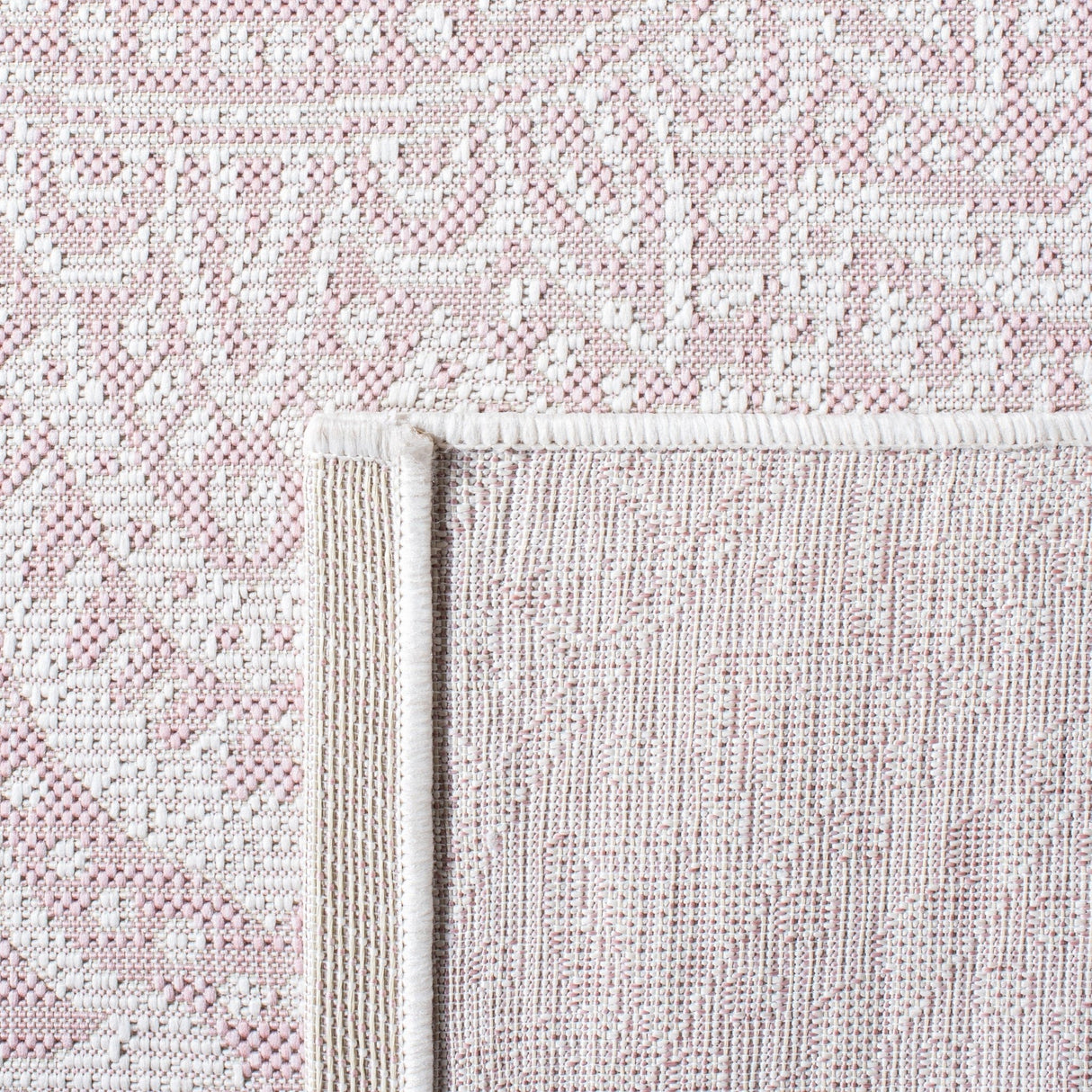 Safavieh Courtyard Cy8734 - 56212 Ivory/Soft Pink Rugs - Safavieh - cy8734 - 56212 - 7r