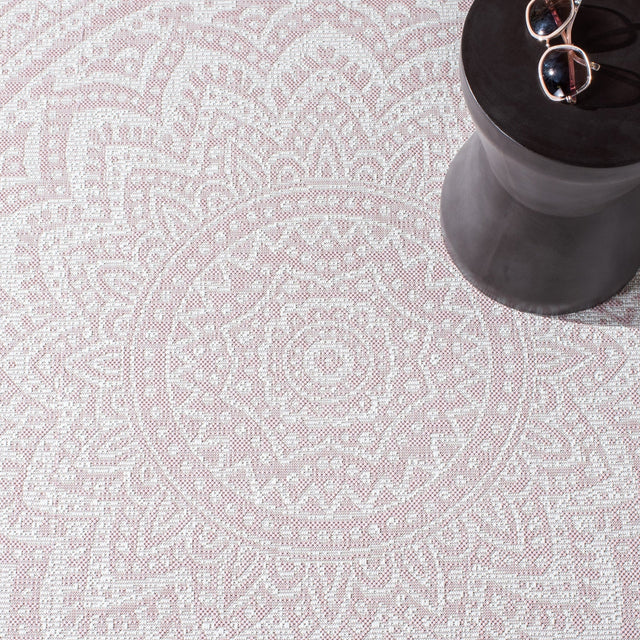 Safavieh Courtyard Cy8734 - 56212 Ivory/Soft Pink Rugs - Safavieh - cy8734 - 56212 - 7r