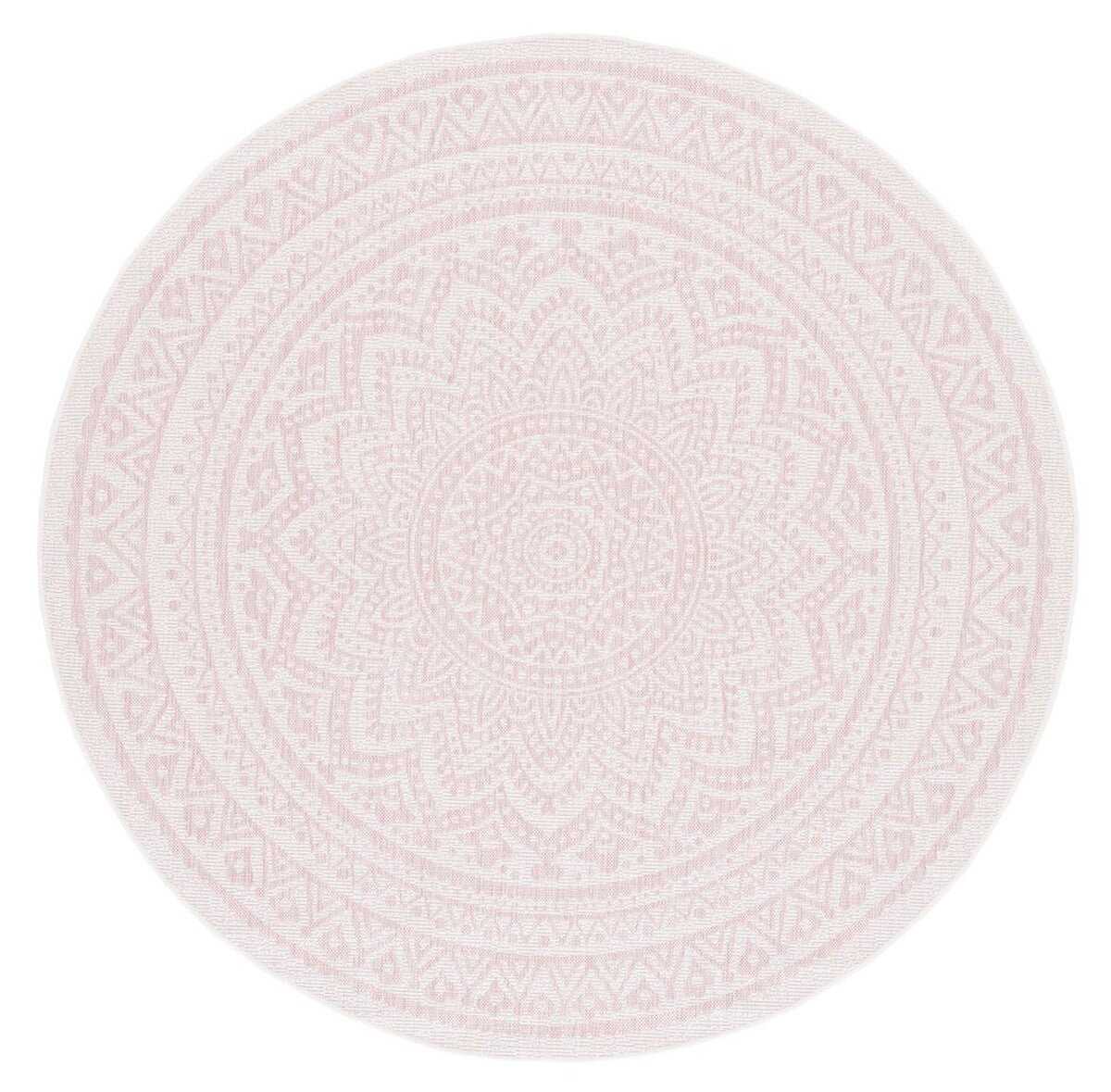 Safavieh Courtyard Cy8734 - 56212 Ivory/Soft Pink Rugs - Safavieh - cy8734 - 56212 - 7r
