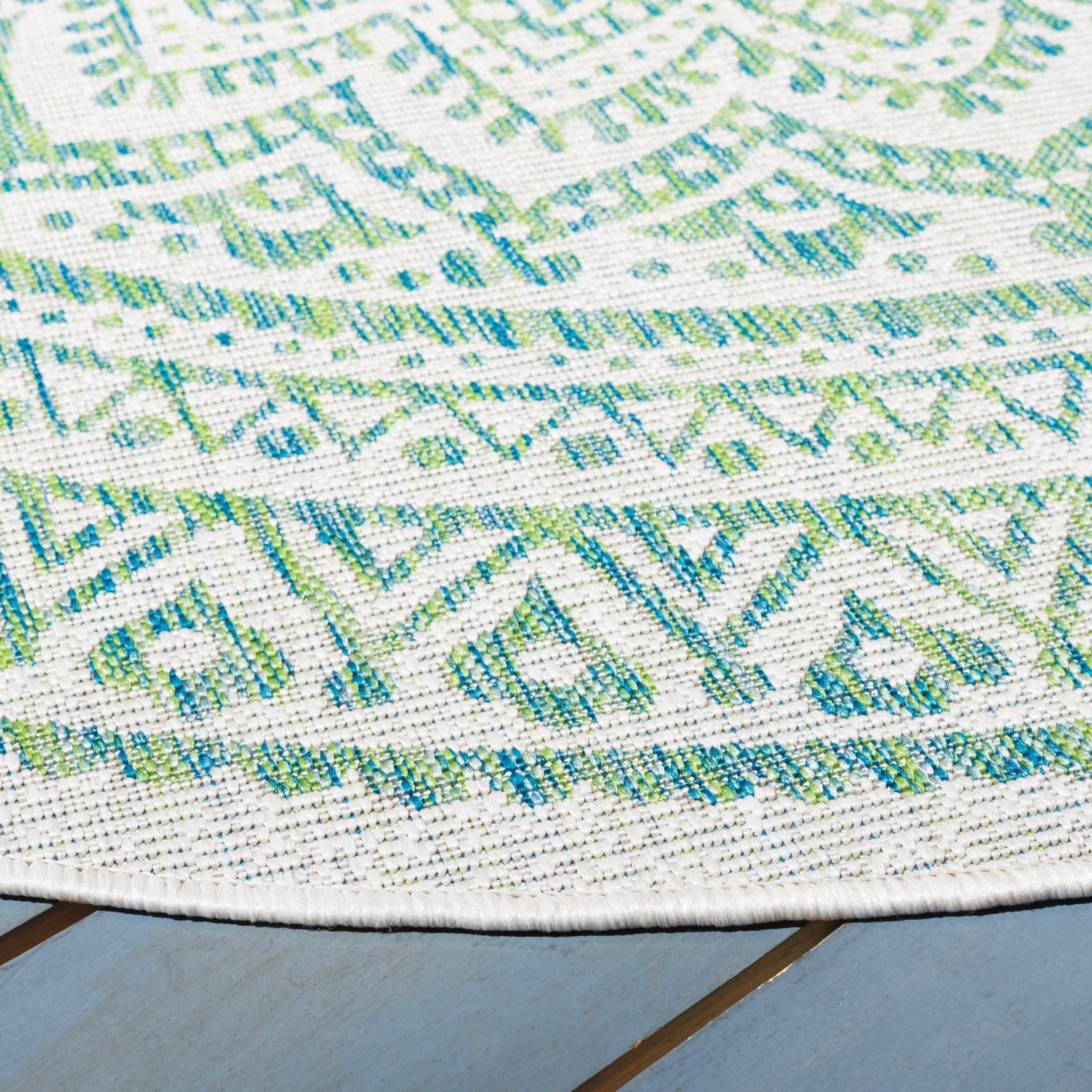 Safavieh Courtyard Cy8734 Ivory/Green Rug - Safavieh - cy8734 - 55712 - 214