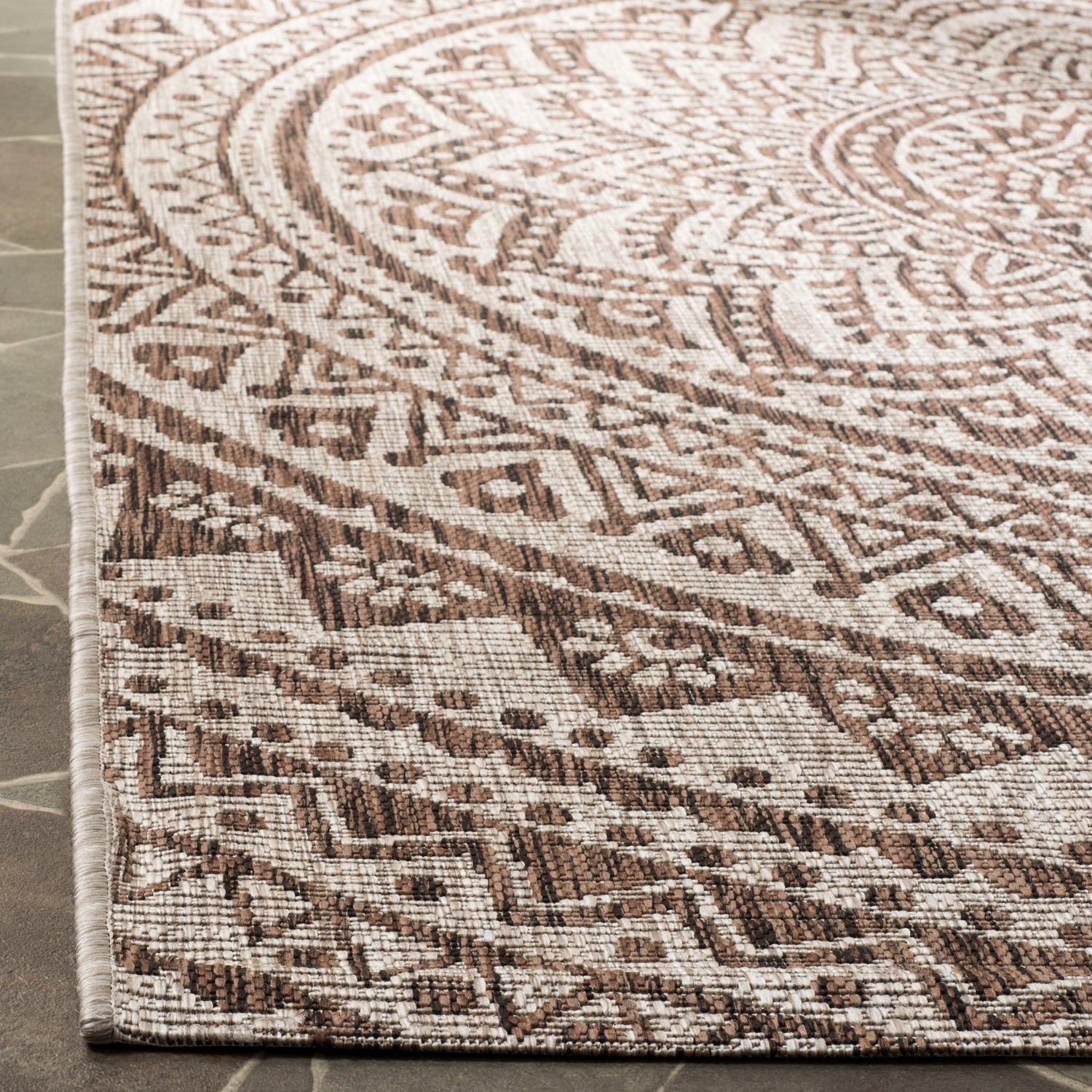 Safavieh Courtyard Cy8734 Light Beige/Light Brown Rug - Safavieh - cy8734 - 36312 - 4r