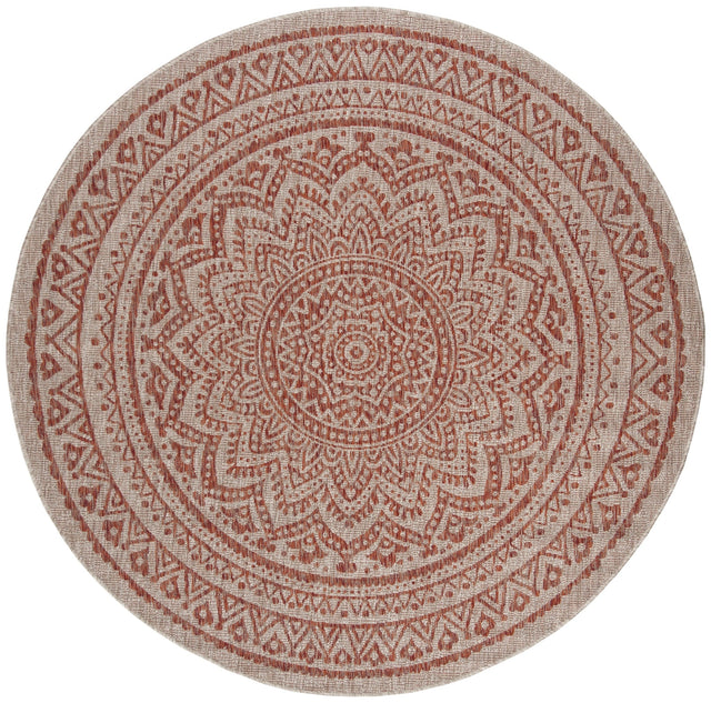 Safavieh Courtyard Cy8734 Light Beige/Terracotta Rug - Safavieh - cy8734 - 36512 - 4r