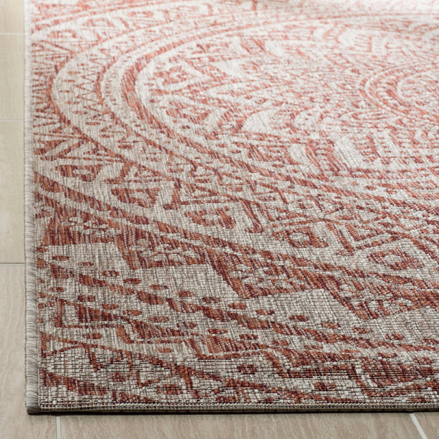 Safavieh Courtyard Cy8734 Light Beige/Terracotta Rug - Safavieh - cy8734 - 36512 - 4r