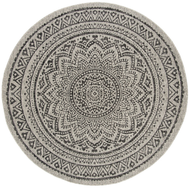 Safavieh Courtyard Cy8734 Light Grey/Black Rug - Safavieh - cy8734 - 37612 - 4r