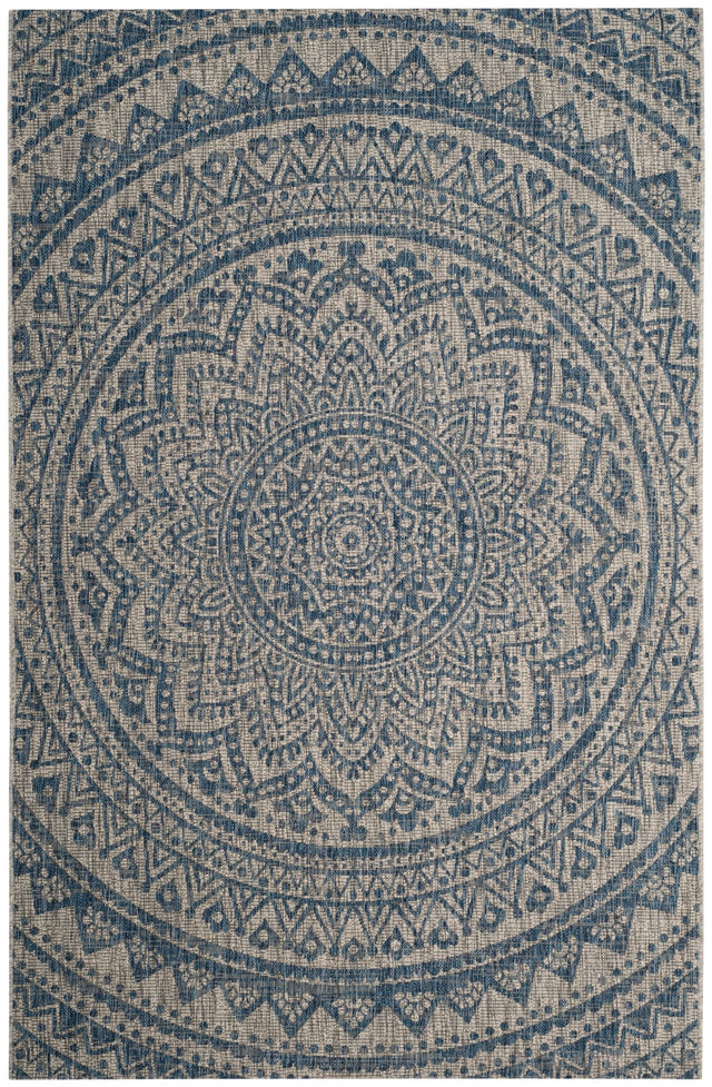 Safavieh Courtyard Cy8734 Light Grey/Blue Rug - Safavieh - cy8734 - 36812 - 2