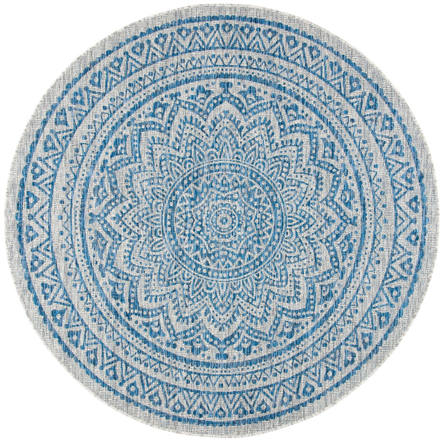 Safavieh Courtyard Cy8734 Light Grey/Blue Rug - Safavieh - cy8734 - 36812 - 4r