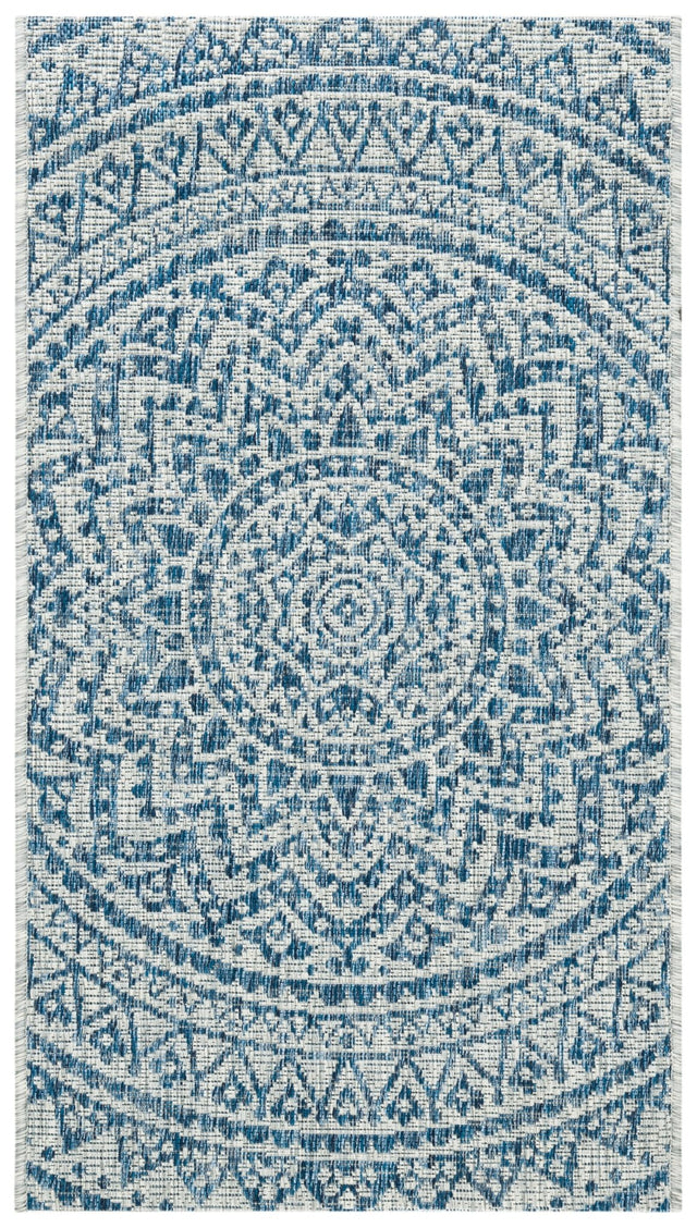 Safavieh Courtyard Cy8734 Light Grey/Blue Rug - Safavieh - cy8734 - 36812 - 4r