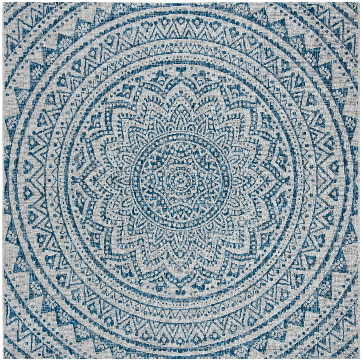 Safavieh Courtyard Cy8734 Light Grey/Blue Rug - Safavieh - cy8734 - 36812 - 4sq
