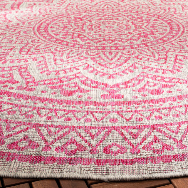 Safavieh Courtyard Cy8734 Light Grey/Fuchsia Rug - Safavieh - cy8734 - 39712 - 2