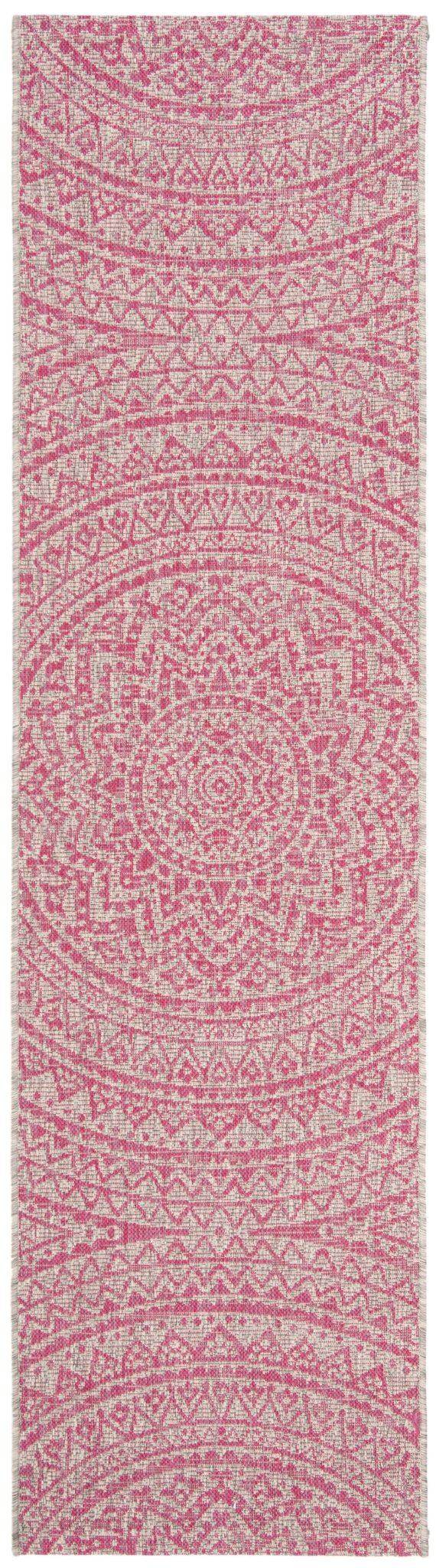Safavieh Courtyard Cy8734 Light Grey/Fuchsia Rug - Safavieh - cy8734 - 39712 - 3