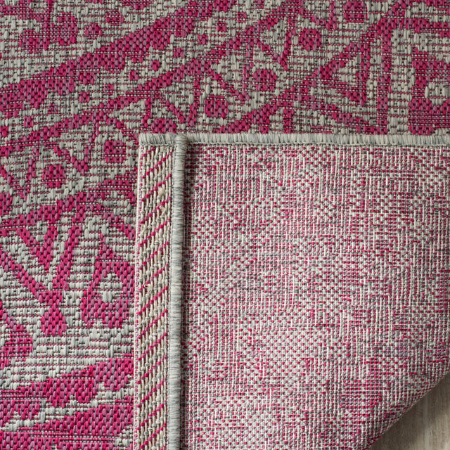 Safavieh Courtyard Cy8734 Light Grey/Fuchsia Rug - Safavieh - cy8734 - 39712 - 4r