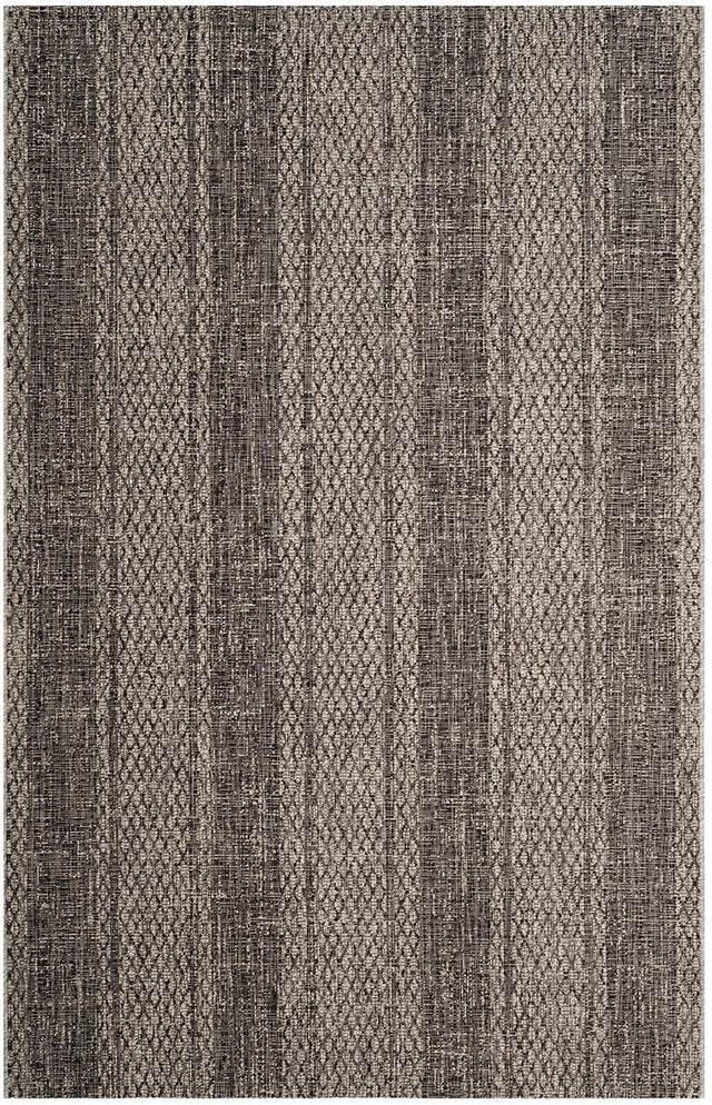 Safavieh Courtyard Cy8736 - 37612 Light Grey / Black Rugs - Safavieh - cy8736 - 37612 - 2