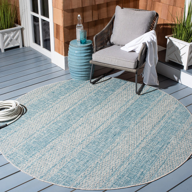 Safavieh Courtyard Cy8736 Light Grey/Aqua Rug - Safavieh - cy8736 - 37112 - 27