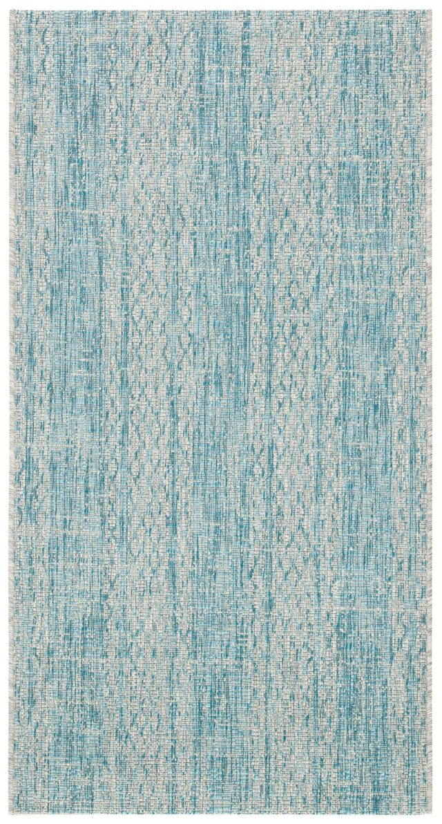 Safavieh Courtyard Cy8736 Light Grey/Aqua Rug - Safavieh - cy8736 - 37112 - 27