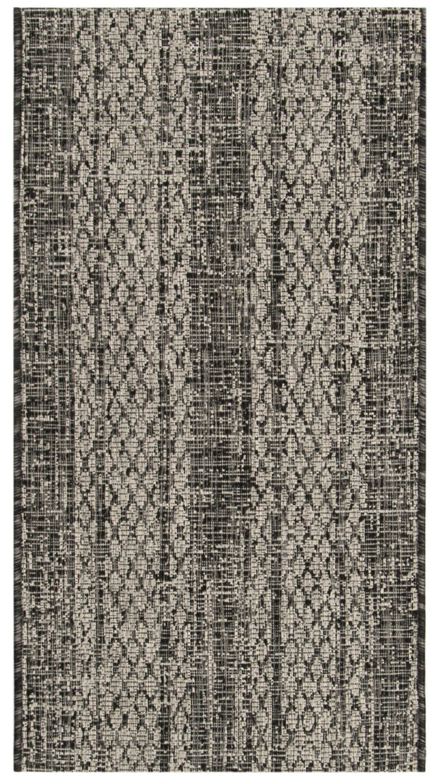 Safavieh Courtyard Cy8736 Light Grey/Black Rug - Safavieh - cy8736 - 37612 - 212