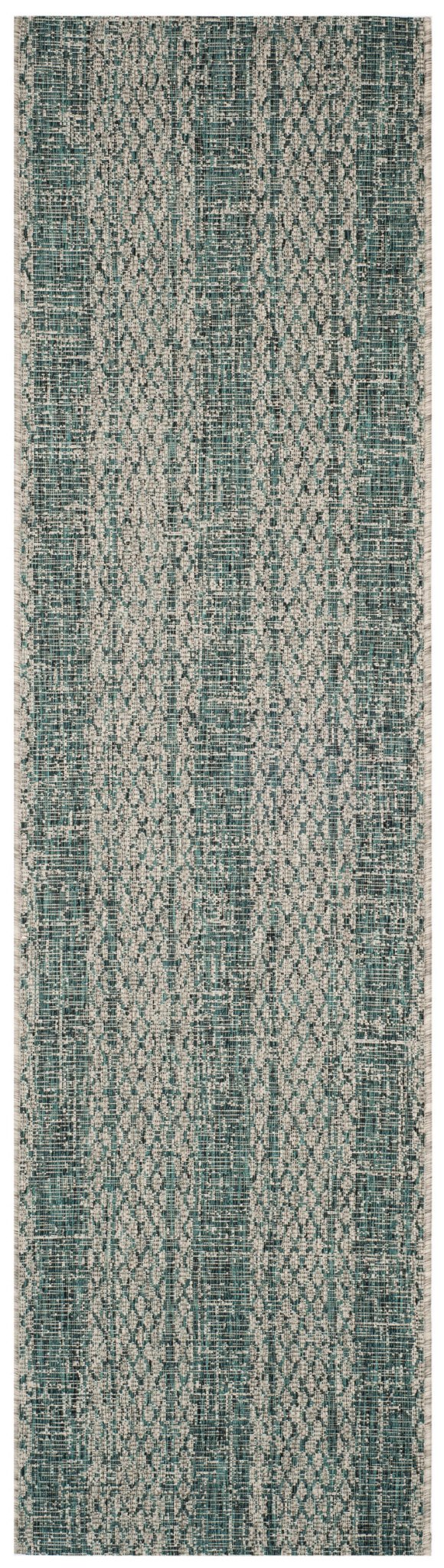 Safavieh Courtyard Cy8736 Light Grey/Teal Rug - Safavieh - cy8736 - 37212 - 210