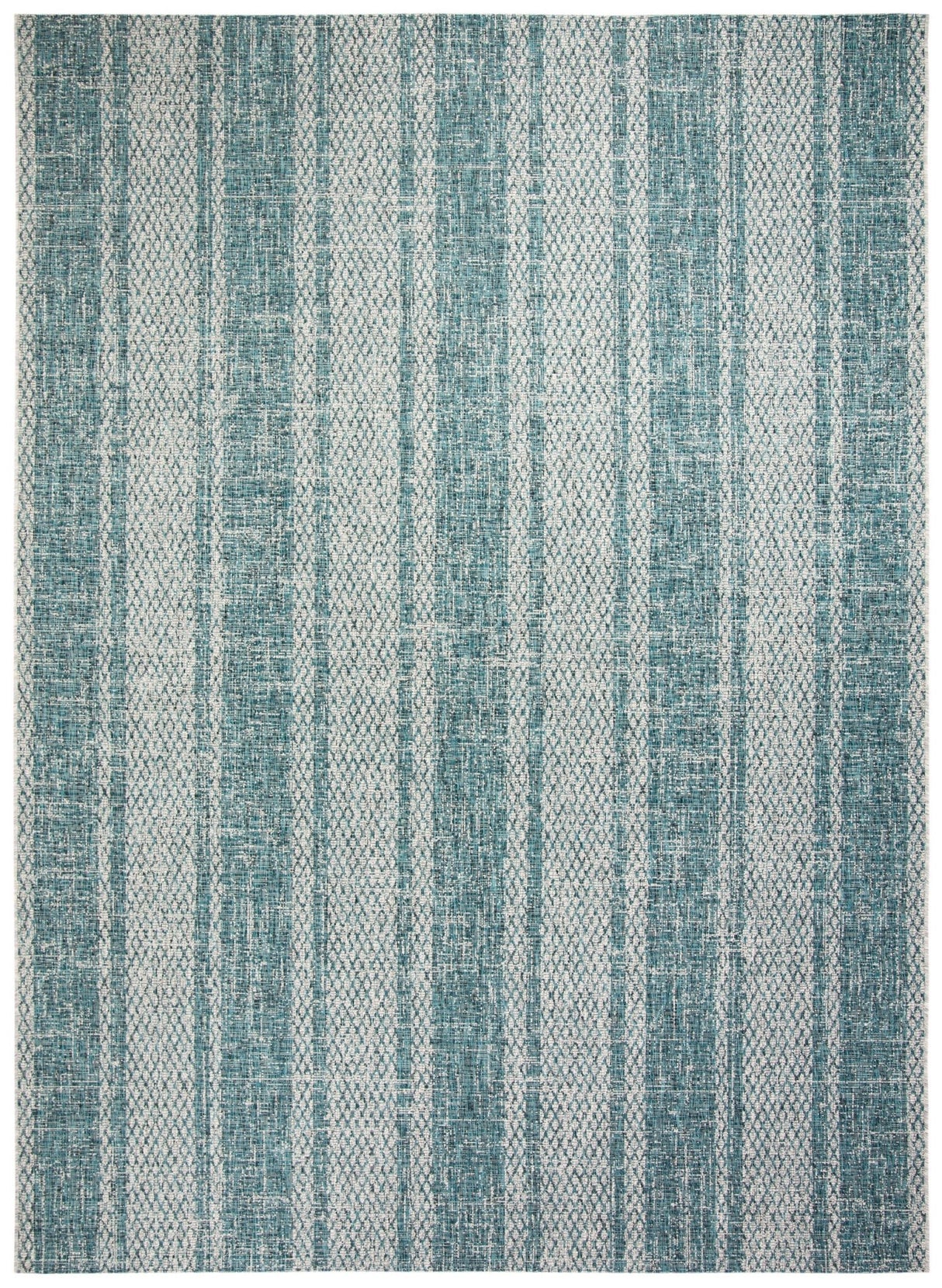 Safavieh Courtyard Cy8736 Light Grey/Teal Rug - Safavieh - cy8736 - 37212 - 4r