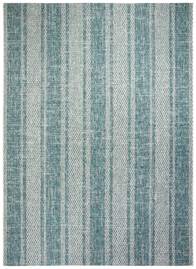 Safavieh Courtyard Cy8736 Light Grey/Teal Rug - Safavieh - cy8736 - 37212 - 4r