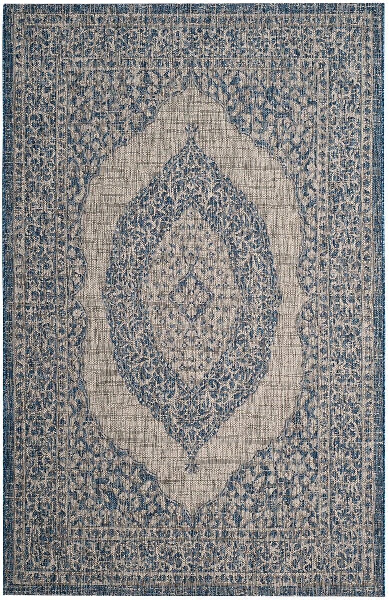 Safavieh Courtyard Cy8751 - 36812 Light Grey / Blue Rugs - Safavieh - cy8751 - 36812 - 2