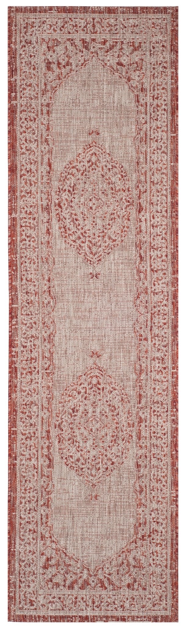 Safavieh Courtyard Cy8751 Light Beige/Terracotta Rug - Safavieh - cy8751 - 36512 - 27