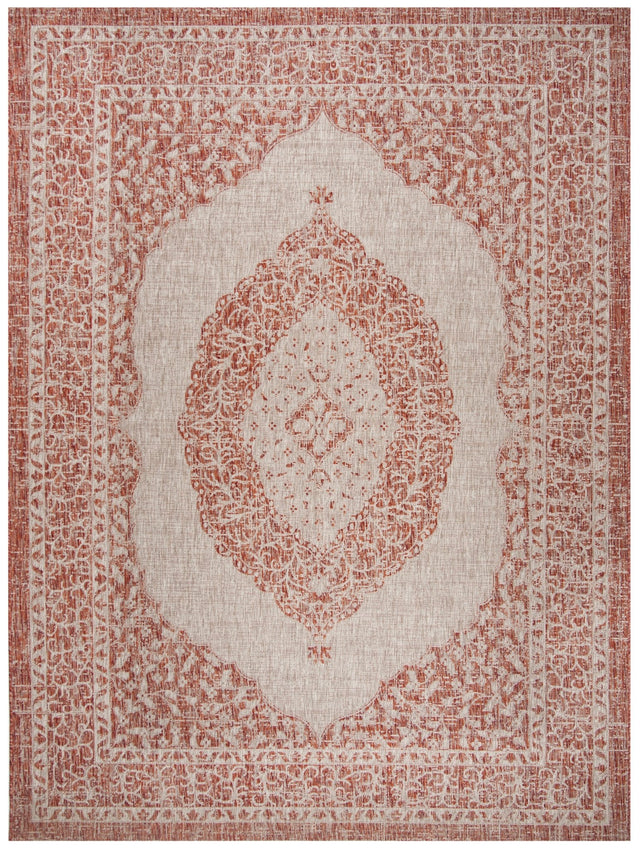 Safavieh Courtyard Cy8751 Light Beige/Terracotta Rug - Safavieh - cy8751 - 36512 - 4r