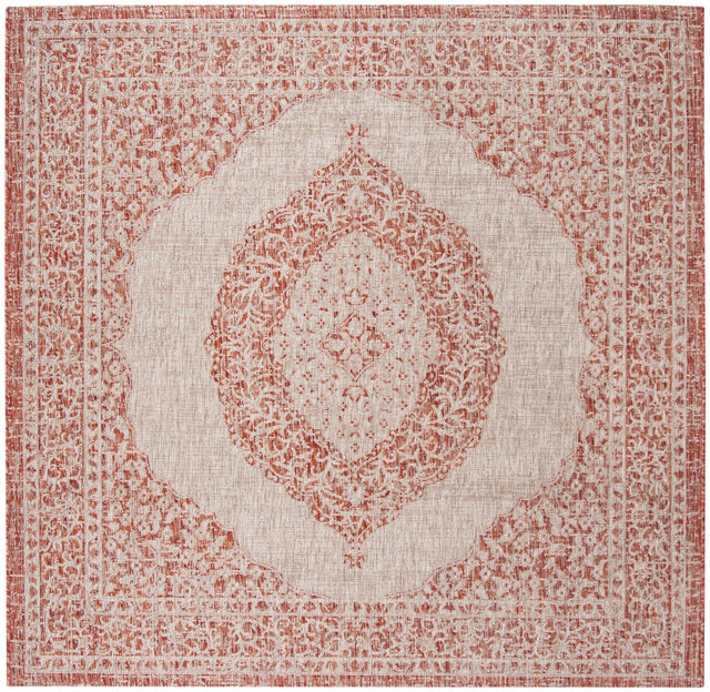 Safavieh Courtyard Cy8751 Light Beige/Terracotta Rug - Safavieh - cy8751 - 36512 - 4sq