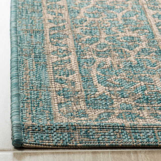 Safavieh Courtyard Cy8751 Light Grey/Aqua Rug - Safavieh - cy8751 - 37112 - 4r