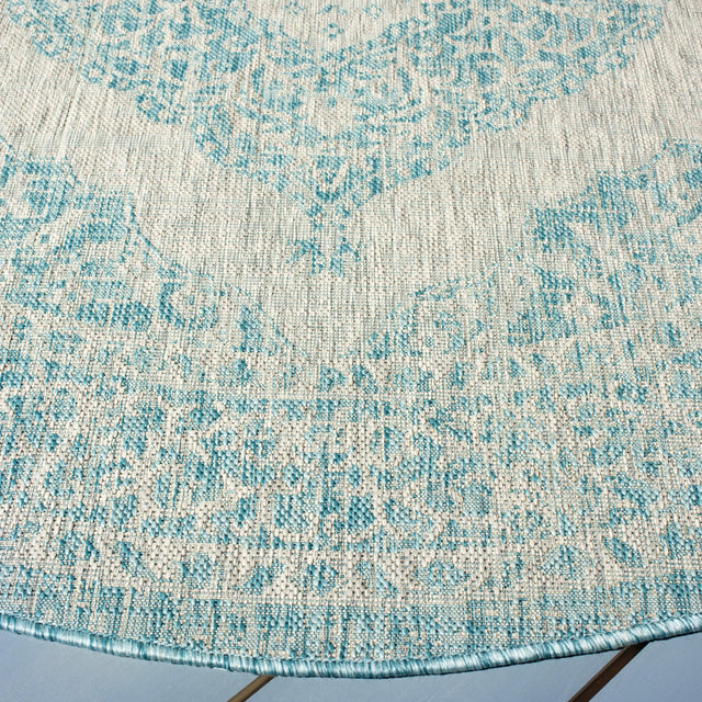 Safavieh Courtyard Cy8751 Light Grey/Aqua Rug - Safavieh - cy8751 - 37112 - 810