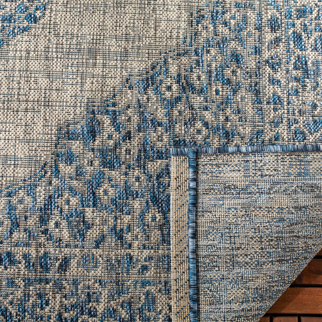 Safavieh Courtyard Cy8751 Light Grey/Blue Rug - Safavieh - cy8751 - 36812 - 5r