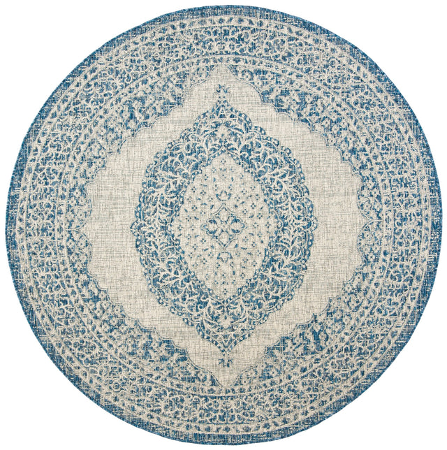Safavieh Courtyard Cy8751 Light Grey/Blue Rug - Safavieh - cy8751 - 36812 - 5r