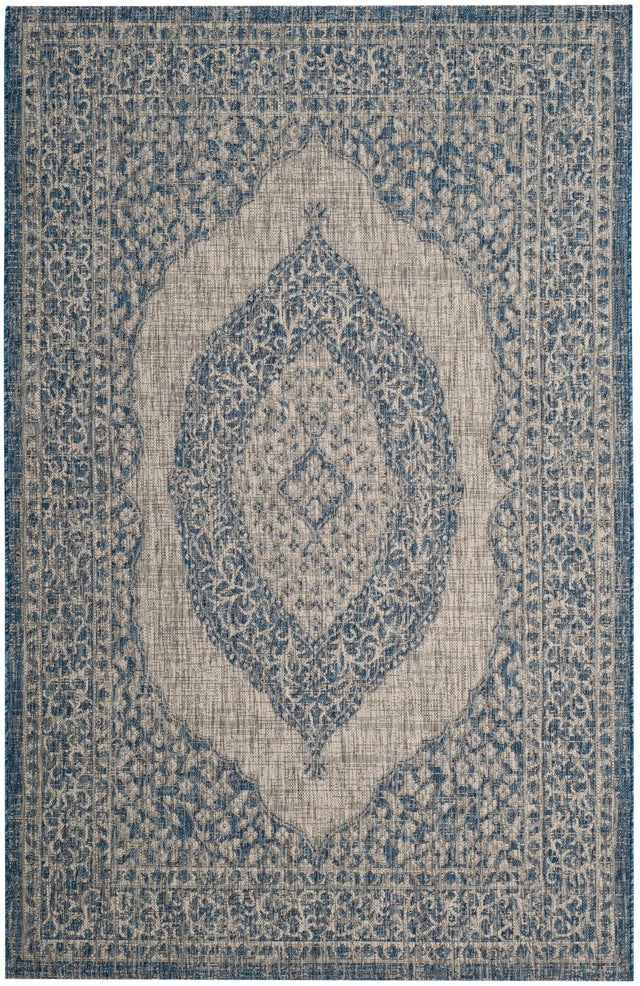 Safavieh Courtyard Cy8751 Light Grey/Blue Rug - Safavieh - cy8751 - 36812 - 810