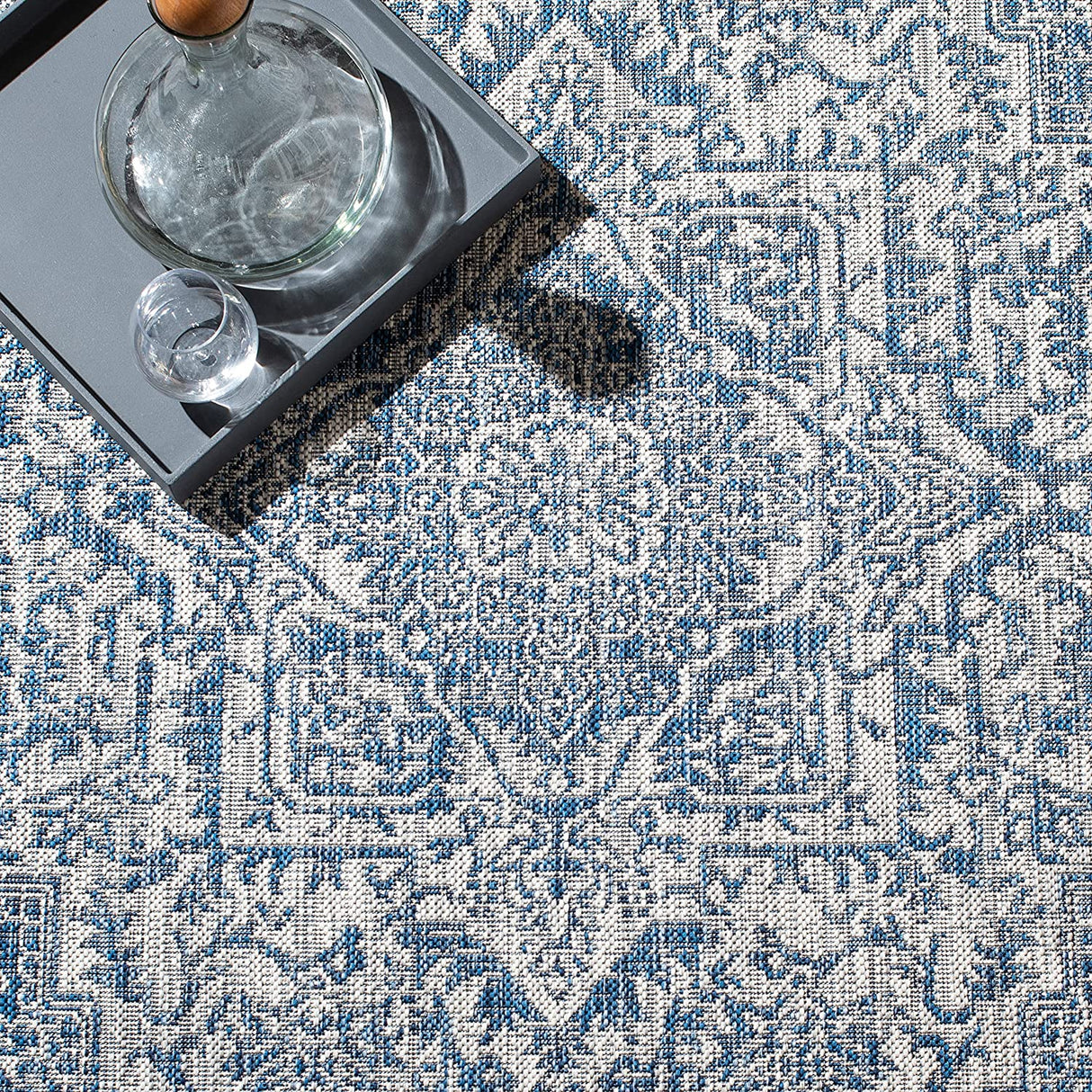 Safavieh Courtyard Cy8763 - 36821 Navy/Light Grey Rugs - Safavieh - cy8763 - 36821 - 3
