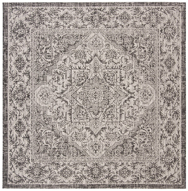 Safavieh Courtyard Cy8763 - 376 Slate / Grey Rugs - Safavieh - cy8763 - 376 - 7sq