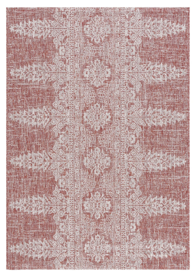 Safavieh Courtyard Cy8796 - 36521 Rust/Grey Rug - Safavieh - cy8796 - 36521 - 5