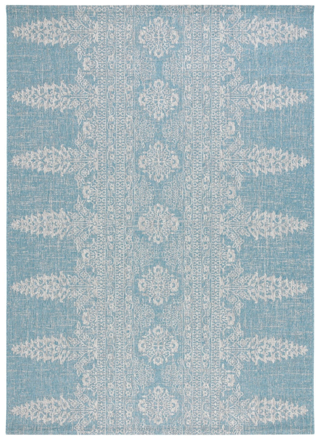 Safavieh Courtyard Cy8796 - 37121 Aqua/Grey Rug - Safavieh - cy8796 - 37121 - 5