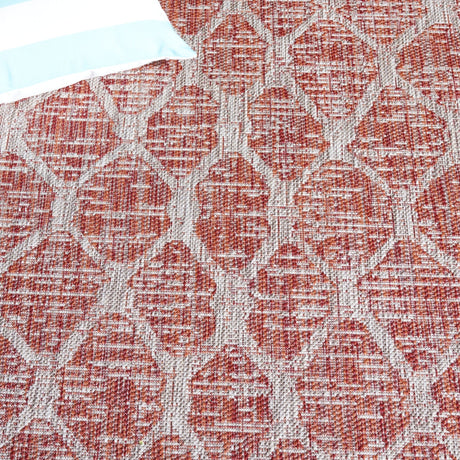 Safavieh Courtyard Cy8798 - 36521 Rust/Grey Rug - Safavieh - cy8798 - 36521 - 5