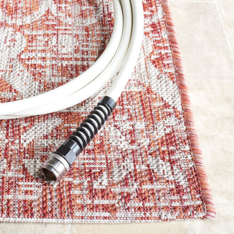 Safavieh Courtyard Cy8798 - 36521 Rust/Grey Rug - Safavieh - cy8798 - 36521 - 5