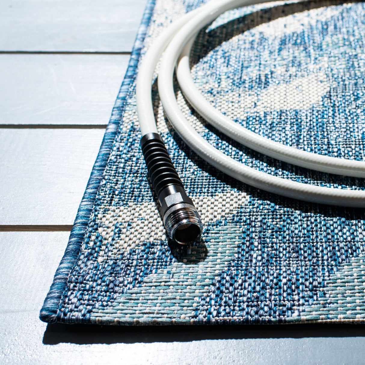 Safavieh Courtyard Cy8841 Navy/Blue Rug - Safavieh - cy8841 - 36821 - 7r