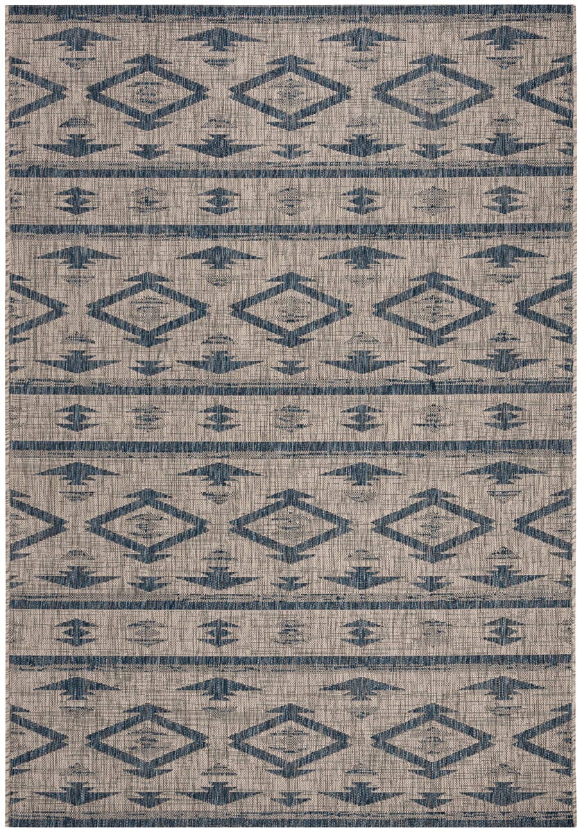 Safavieh Courtyard Cy8863 - 36812 Grey / Navy Rugs - Safavieh - cy8863 - 36812 - 2