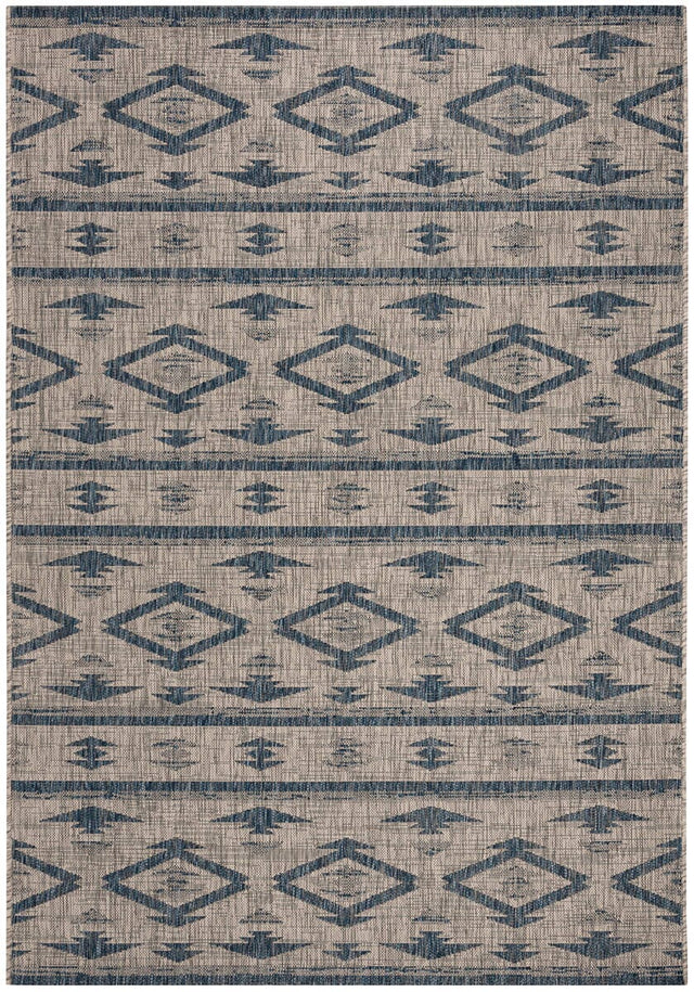 Safavieh Courtyard Cy8863 - 36812 Grey / Navy Rugs - Safavieh - cy8863 - 36812 - 2