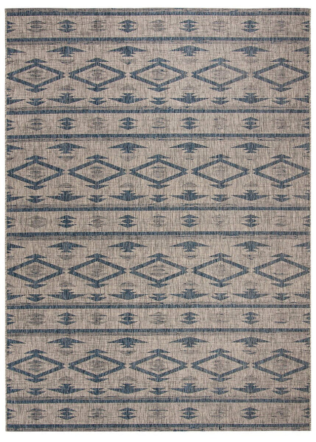 Safavieh Courtyard Cy8863 - 36812 Grey / Navy Rugs - Safavieh - cy8863 - 36812 - 7r